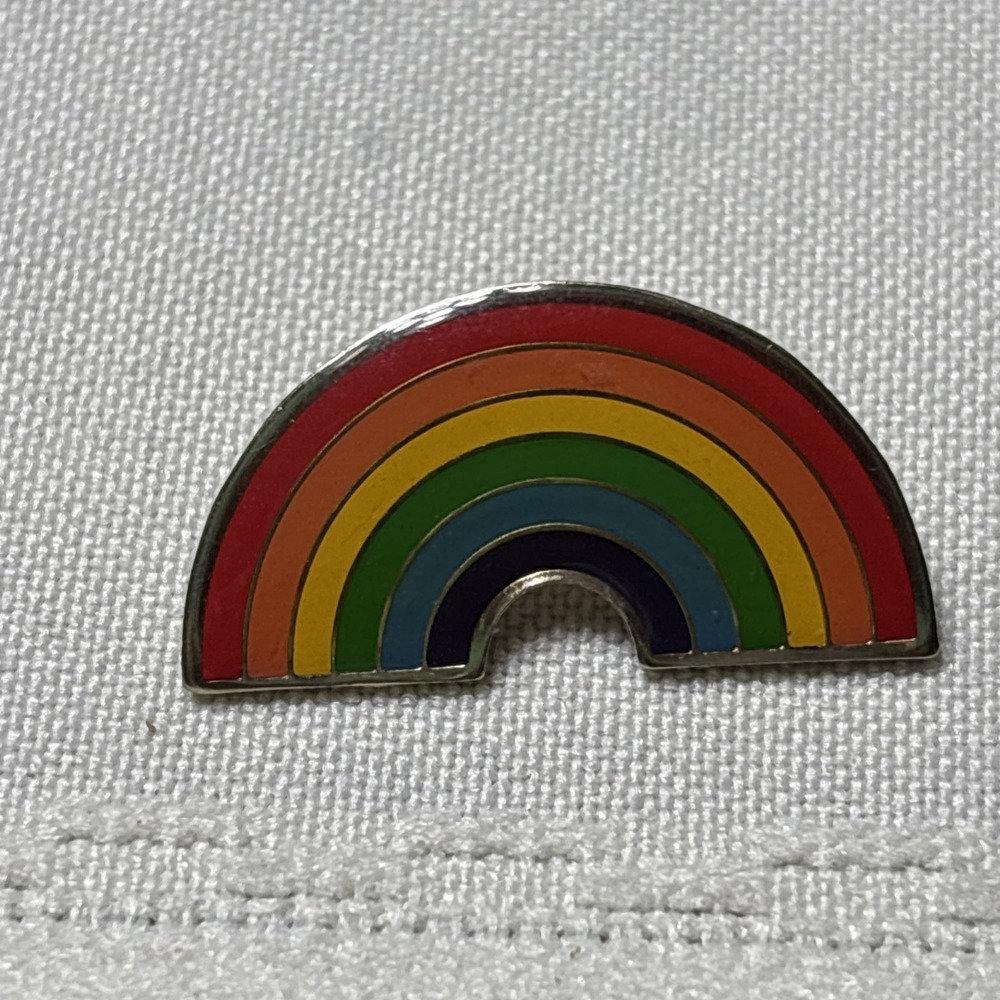 Vintage Rainbow Pin SWIB 1980